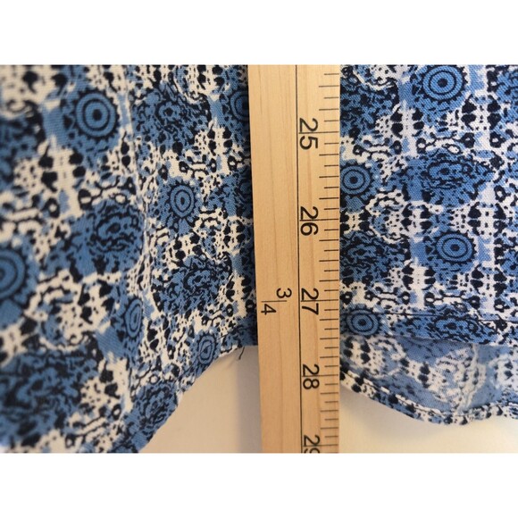 Beaches and Boho Tunic Womens 2X Plus 3/4 Sleeve Boho Floral Artsy Gypsy Indie - Picture 6 of 7